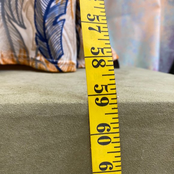 NWOT๐ Haoohu Retro Style Feather Print Dress - Picture 8 of 16